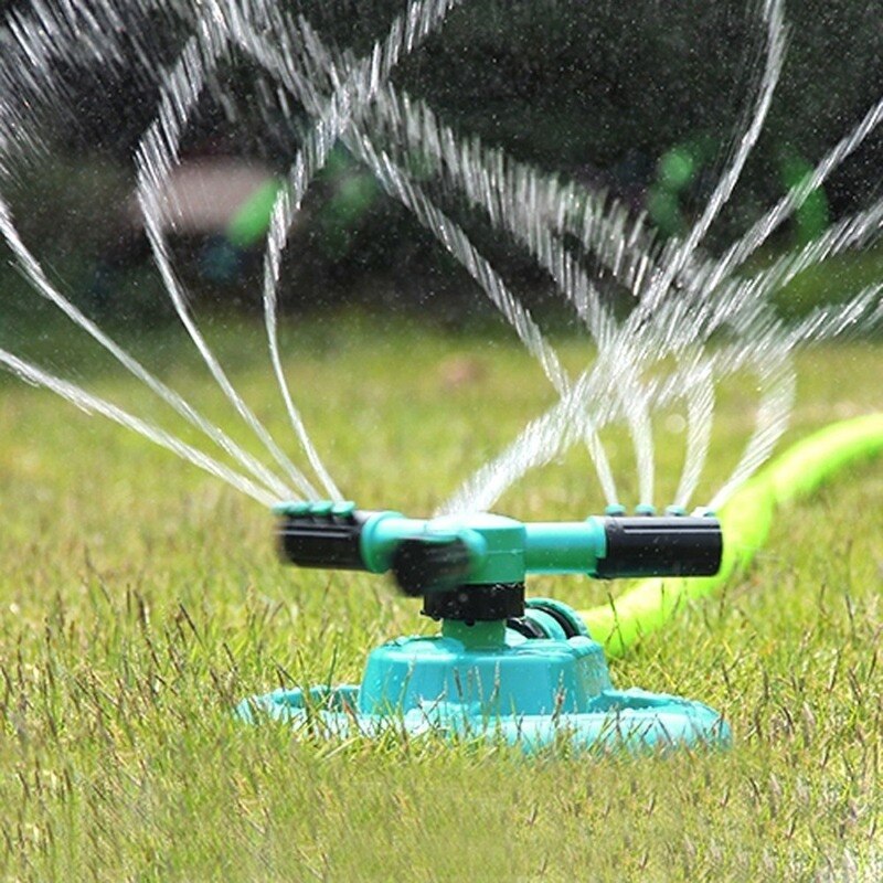 Tuin Sprinklers Automatisch Sproeisysteem Gras Gazon 360 Graden Roterende Water Sprinkler 3 Nozzles Drie Arm Tuin Irrigatiesysteem
