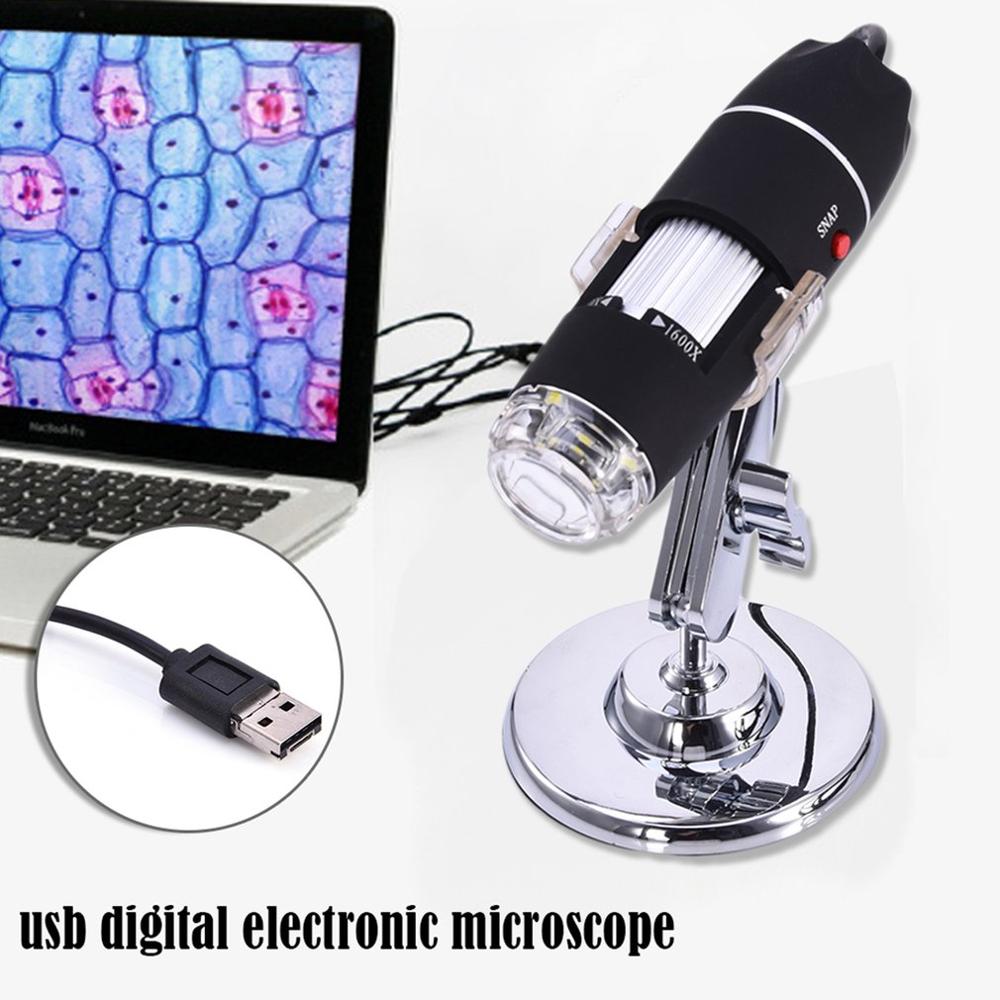 500X/1000X/1600X Microscoop Usb Digitale Microscoop Camera Sieraden Plantaardige Huid Onderzoek Lab Vergrootglas Elektronische Microscoop