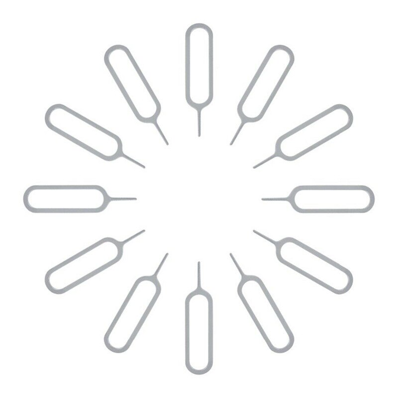 2000pcs/lot Sim Card Ejector Tool Sim Card Tray Eject Pin Key Tool For iPhone 5 6 7 8 x 11 12 for Mobile cell phone