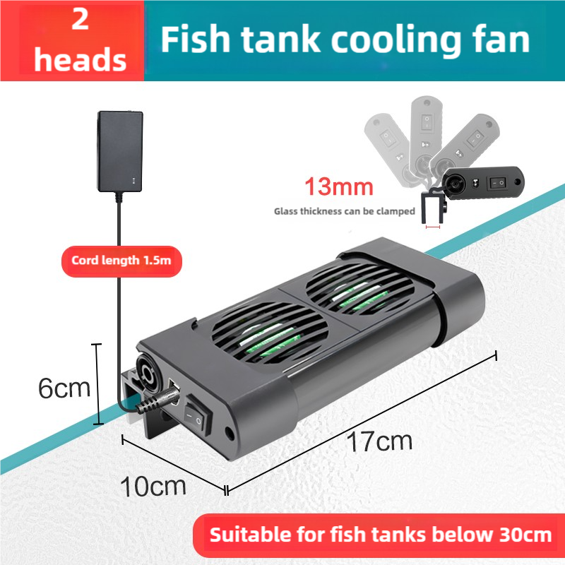 Wentylator chłodzący akwarium. Chłodzenie akwarium Chłodnica wodna Akwarium akwariowe Sprzęt chłodzący robić akwarium morskiego