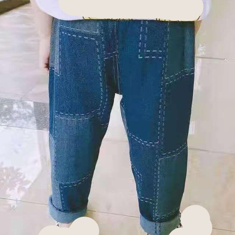 Jeans grande taille pour garçons, pantalons en Denim pour enfants, collection automne et printemps