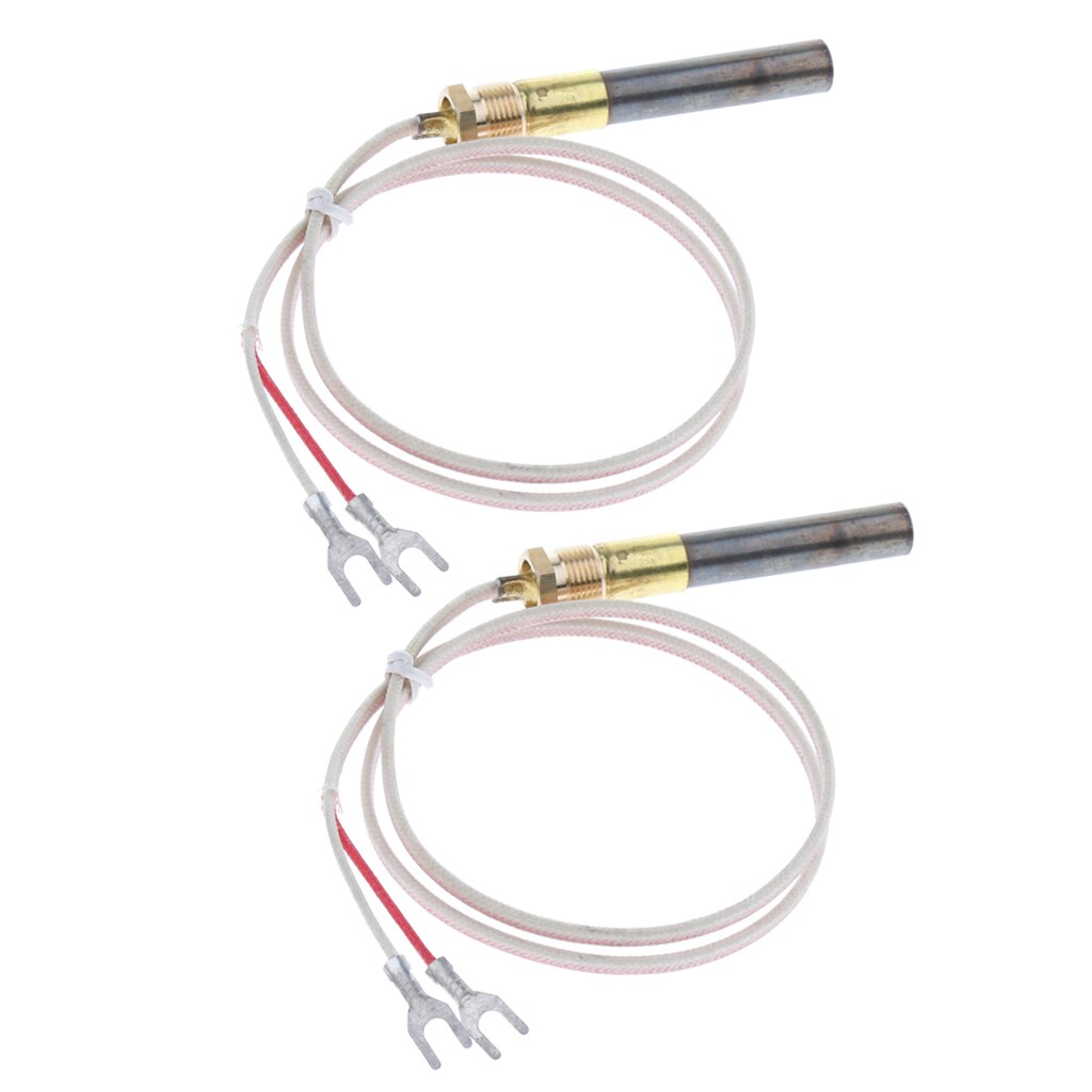 Remplacement de générateur pilote de thermogénérateur Thermopile de cheminée à gaz de 2 pièces, 24 pouces (2 pieds) de long; Facile à installer