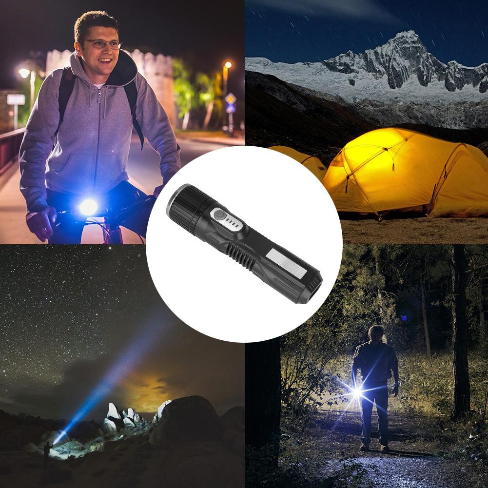 LED Verlichting Aluminium Legering USB Oplaadbare Dimbare Hoge Helderheid Zaklamp Camping Licht Inspectie Lamp