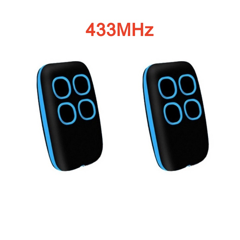 Mando a distancia Universal para puerta de garaje, 4 botones, 433MHz, duplicador de código, clon, llave de puerta, mando, transmisor manual: Rosa