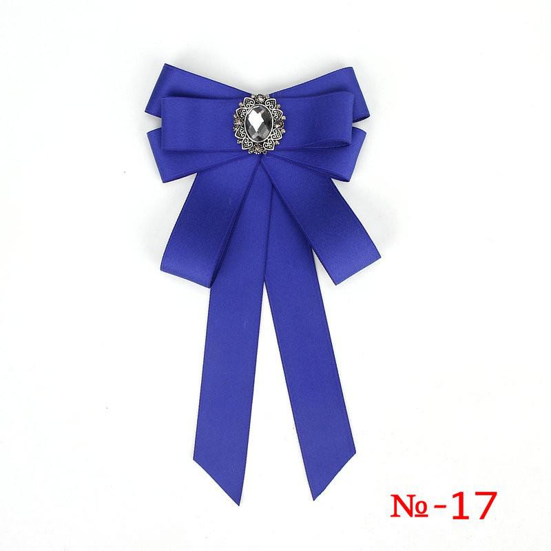 Mode Vlinder Knoop Lint Diamant Bowtie College Dames Wit Rhinestone Shirts Strikje Cadeau Voor Vrouwen Accessoires: 17