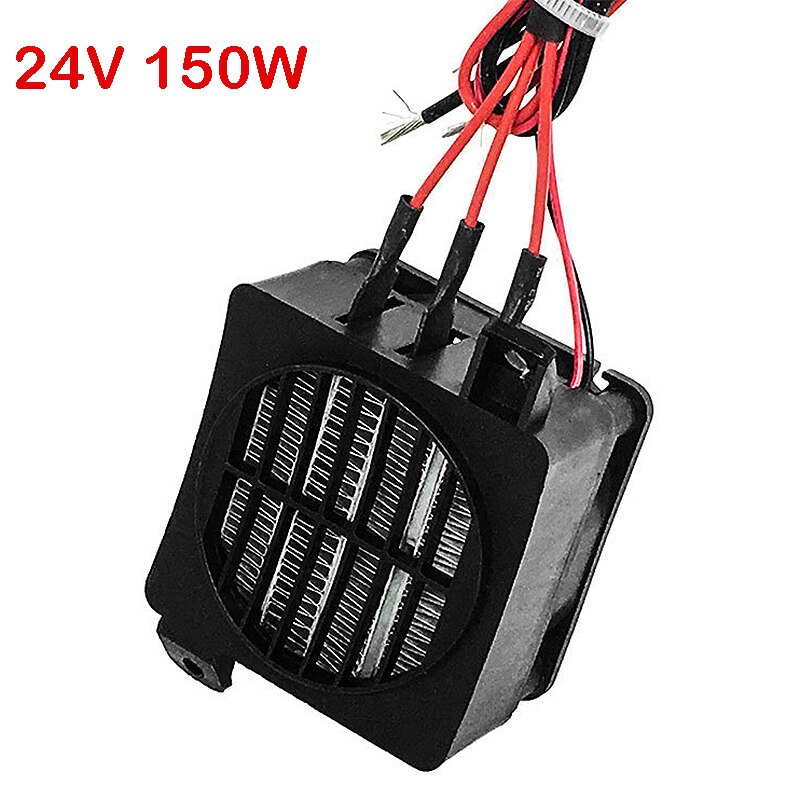 Nagrzewnica samochodowa 24V 150W energooszczędny wentylator samochodowy PTC nagrzewnica powietrza nagrzewnice o stałej temperaturze