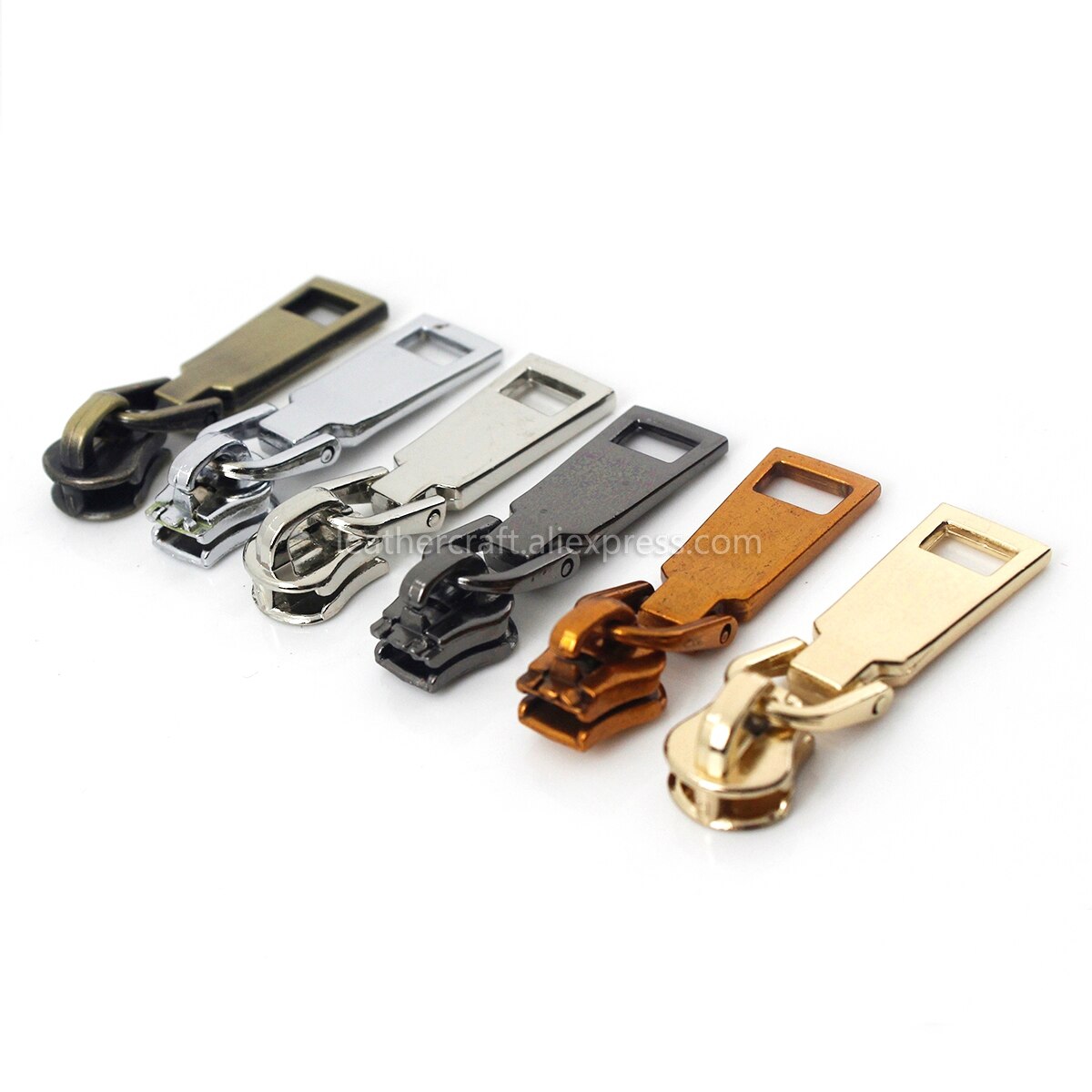 Deslizadores de cremallera para chaquetas y abrigos, Kit de reparación de cremalleras, accesorios de costura para bolsos, 7 colores, n. ° 5, 20 piezas