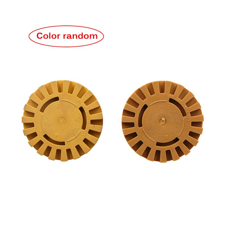Car Glue Remover Sticker Film Remover Pinstripe Decal Eraser Rubber Disk Paint Cleaner Car Wash Cleaning Polish Auxiliary Tool