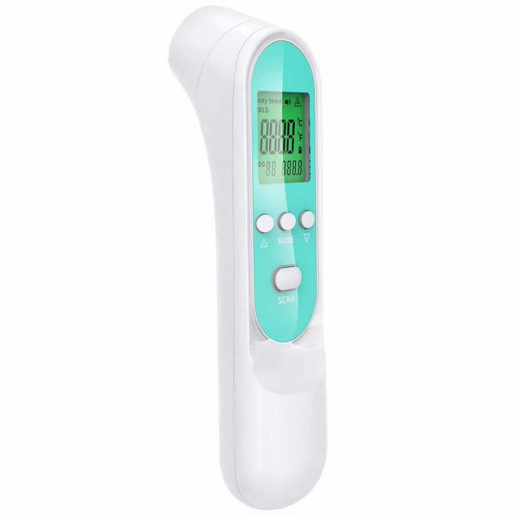 Non-contact Infrarood Ir Thermometer Groene Achtergrondverlichting Lcd Термометр Baby Volwassen Voorhoofd Thermometer