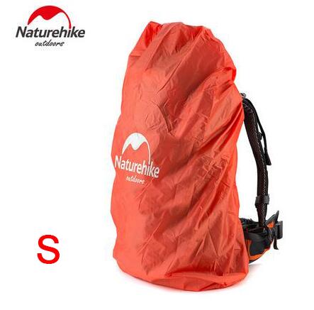 Naturehike väskskydd 20 ~ 30l vattentätt regnskydd för ryggsäck camping vandring cykling skolryggsäck bagageväskor dammskydd: Orange  s 20-30l