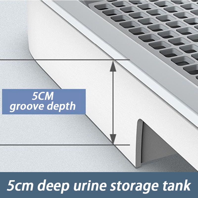 Large Indoor Dog Toilet High Walls Pet Potty Training Dog Urinal Toilet Anti Stepping Puppy Litter Box with Grid Pets Supplies