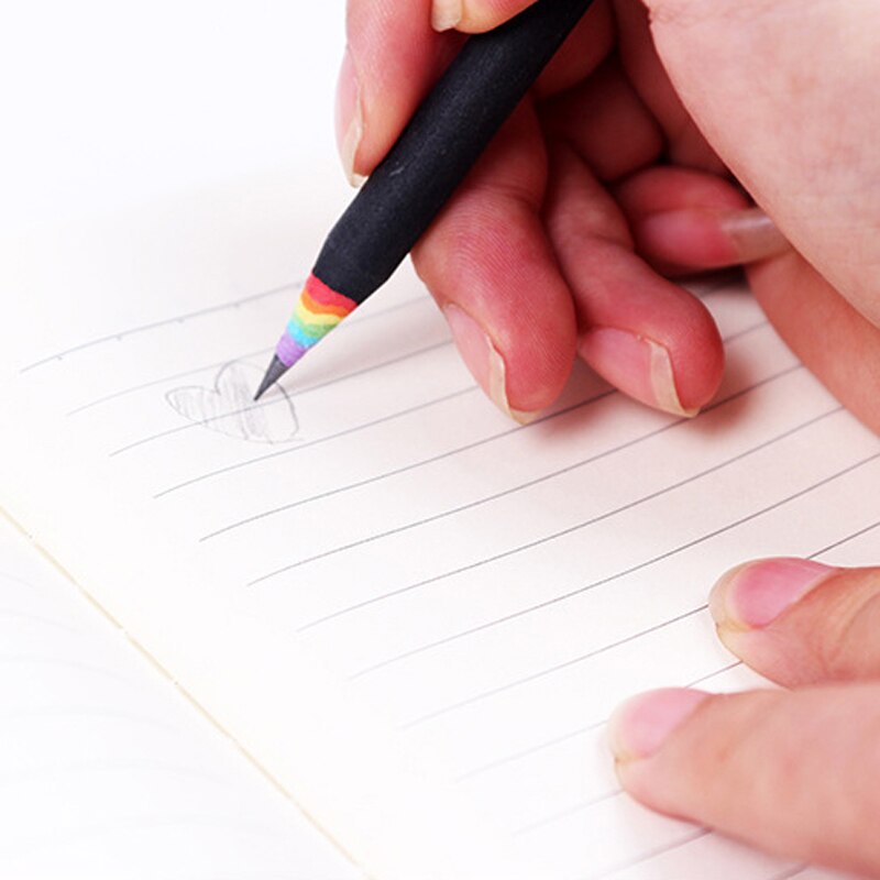 3pcs Multicolor Student Supply Items Writing Cute Stationery School Cute 17.4*0.74*0.74cm Wooden 2B Pencil