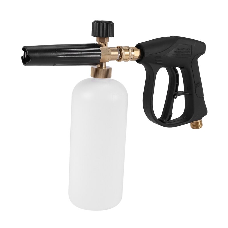 1L Car Wash Pressure Washer Jet Wash Quick Release Adjustable Snow Foam Lance Foam Cannon tools