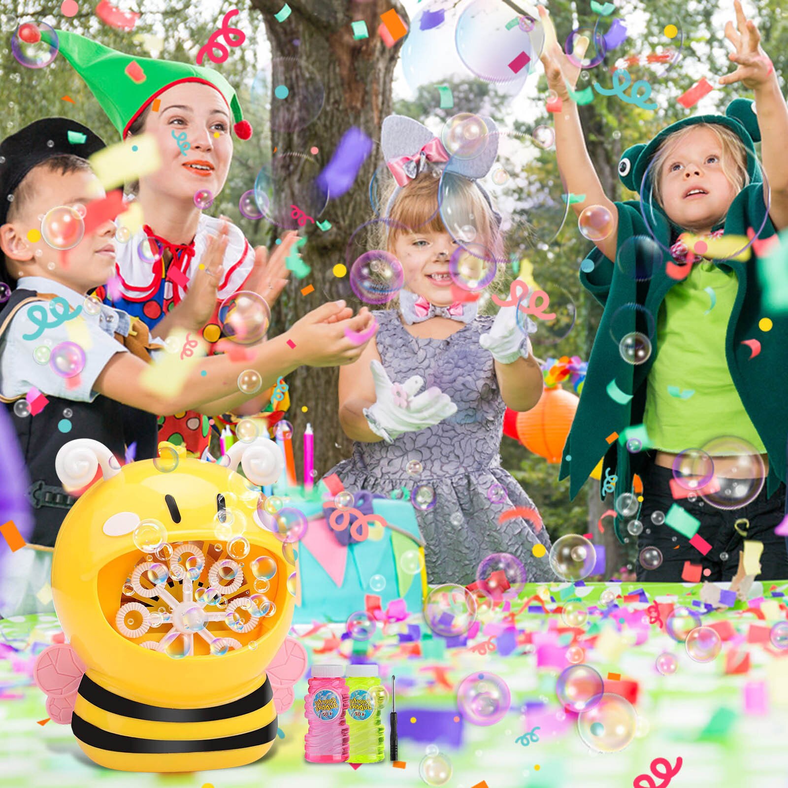 Outdoor Bee Machine Krabben & Kikker Muziek Kids Bad Toy Bad Zeep Automatische Bubble Maker Baby Badkamer Speelgoed Voor Kinderen