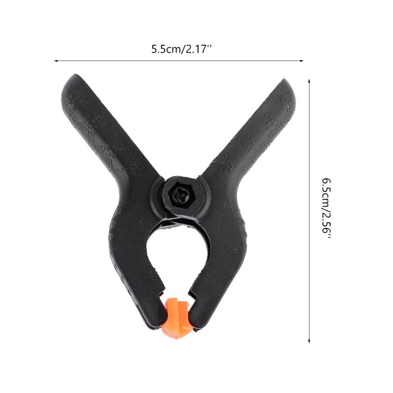 6 PCS Hard Plastic Micro Spring Clamps Set DIY Tools Clips Grips L4MF