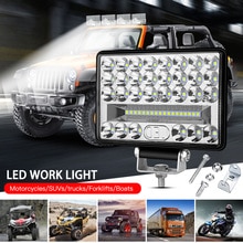 Auto Led Verlichting Bar Rijden Lamp 144W 3030 48-Led 4WD Off-Road Grote View 6000K Voor Snelle Levering