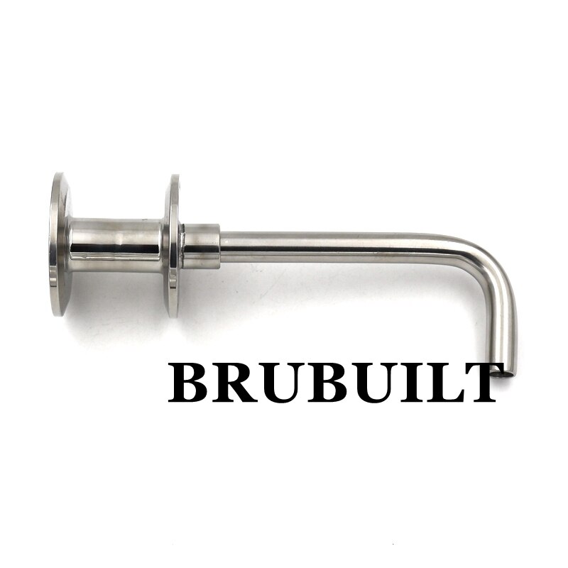 1.5 "Tri Clamp Dip Tube - 90 Graden Bocht Bocht 304 Sanitaire Tri-Klaver Fittings Connectors Home Brew