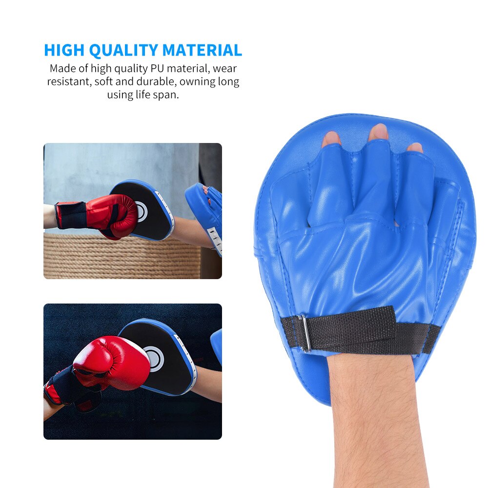Boxing Focusing Pad PU Leather Kick Punching Bag Boxing Pads Karate Focus Pad Muay Thai Boxings Pad Training Fitness Tool