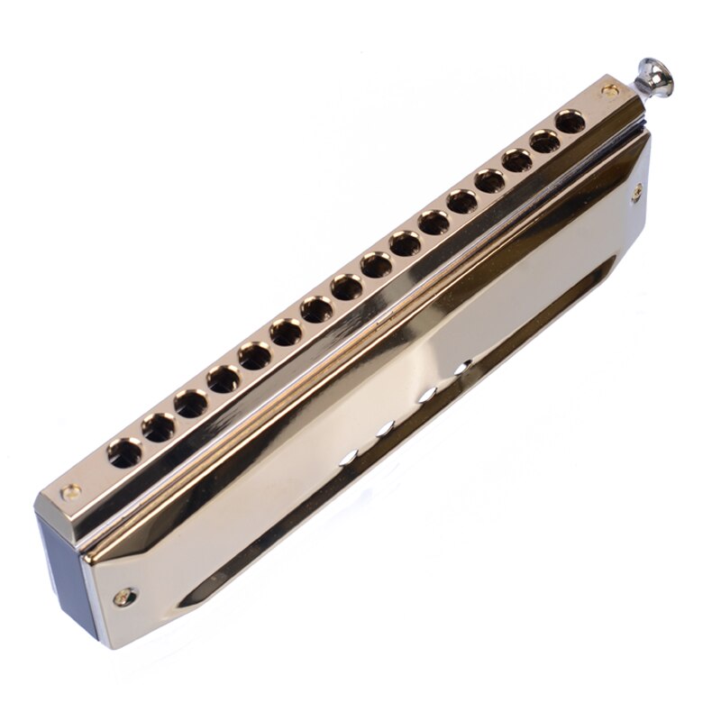 Swan Chromatic Harmonica Senior 1664-3 Serie Golden Harmonica C key Mouth harp Organ Musical Instrument