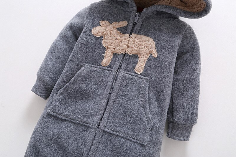 Carter kleinkind baby kleidung nette ohr mit kapuze fleece overall baby mädchen overalls neugeborenen baby boy kleidung