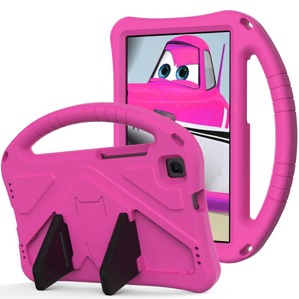 For Samsung SM-T290 Case 8.0 Inch T295 EVA Shockproof Tablet Stand Coque Cover For Samsung Galaxy Tab A 8.0 T290 SM-T295: rose red