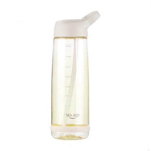 1000ml Water Bottle With Straw Portable Sports Shaker Gym Bottles My Drink Cute Water Bottle Kids Baby Waterbottle Drinkware: 800ml / Beige