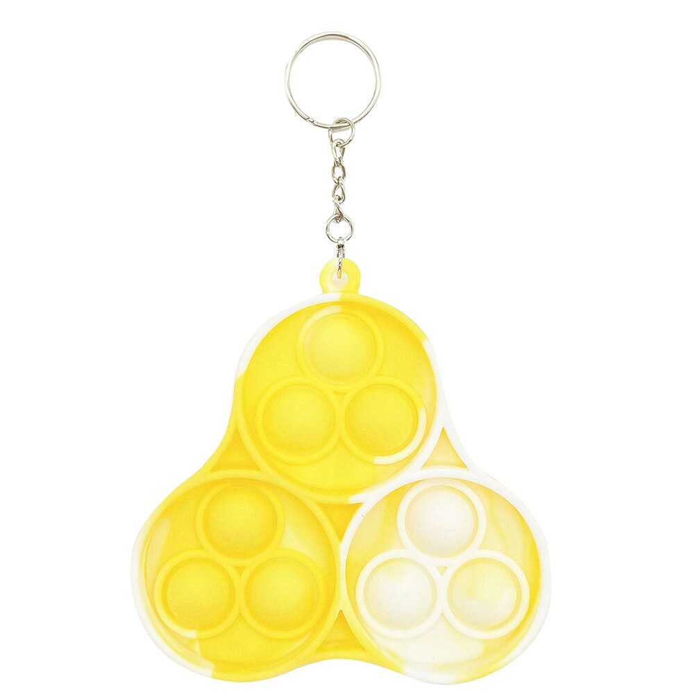 Push Bubble Fidget Sensory Toys Relief Stress Desktop Game Anti Stress Push Bubble Keychain Fidget Sensory Relaxing Toy: 04