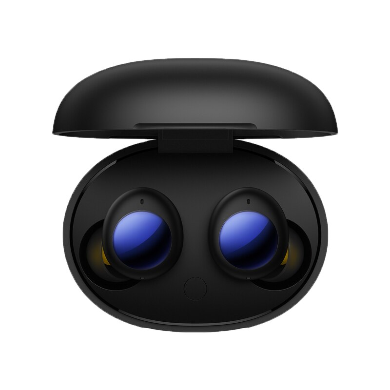 Realme Knoppen Air 2 Neo Bluetooth Oortelefoon IPX5 28H Batterij Life Intelligent Touch Control Actieve Ruisonderdrukking Snelle Lading: BLACK