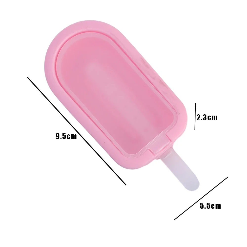 1/5PCS Silikon Hausgemachte Popsicle Formen DIY Saft Milch Schokolade Eis Form mit Kunststoff Stick Küche bar Wiederverwendbare Gadgets
