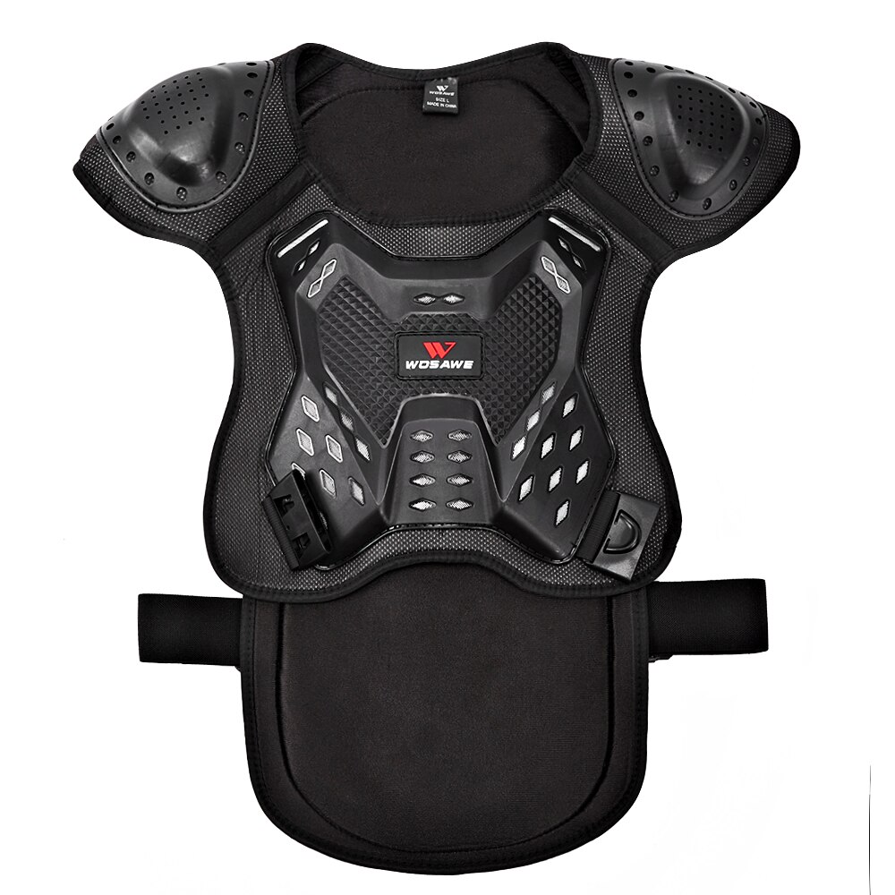 Wosawe Motorfiets Armor Vest Kniebeschermers Elleboogbeschermers Beschermende Gear Set Motocross Racing Off-Road Elleboog Pads Schaatsen Bescherming: ML207 Armor / M