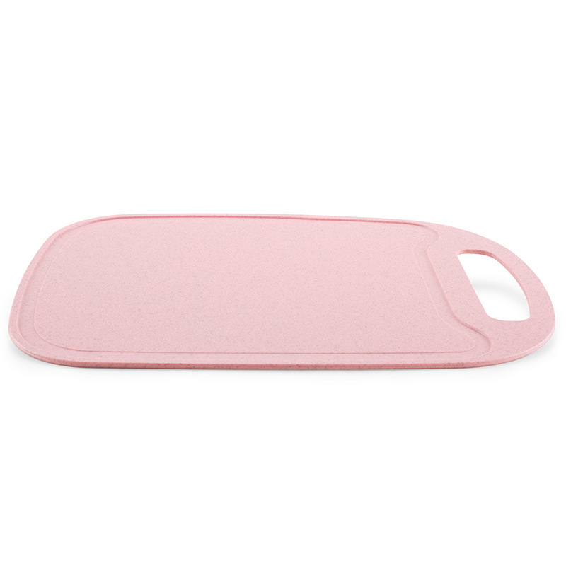 Keuken Snijplank Plastic Snijplanken Met Diepe Jucie Groove Antislip Gratis Groente Vlees Gereedschap Snijplank: pink