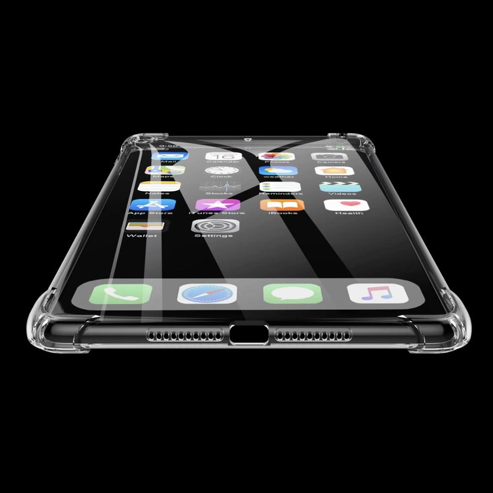 For iPad 10.2 Case Resistance Soft TPU Silicon Cover for Apple iPad 10.2 7 7th 8 8th 9 9th Generation Funda