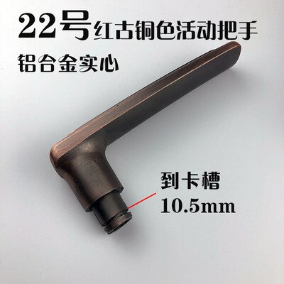 Security indoor door lock handle replacement accessories universal bedroom bathroom shower door pull knob handle Home Hardware: 10