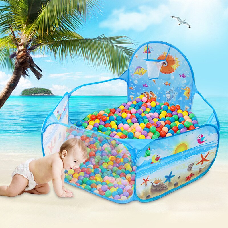 Oceano a tema stampato piscina di palline di pallacanestro piscina di vendita per bambini gioco di casa tenda bambino piscina di palline per bambini recinzione