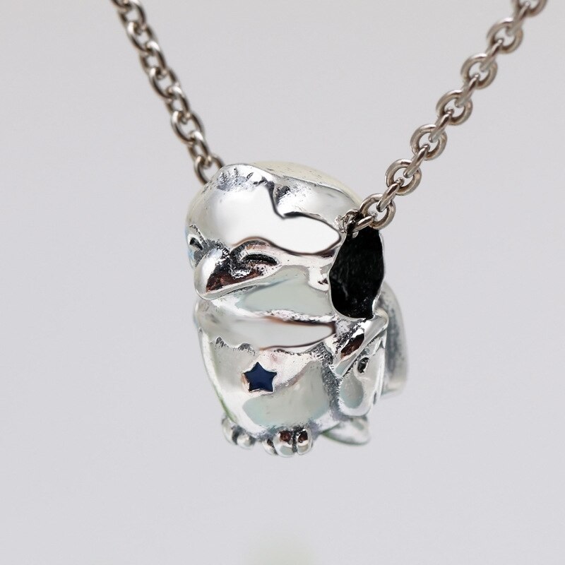 925 Sterling Silver Beads Animal Lion Snake Llama Fox Dog Charm Fit Pan Bangle Bracelet DIY Women Jewelry