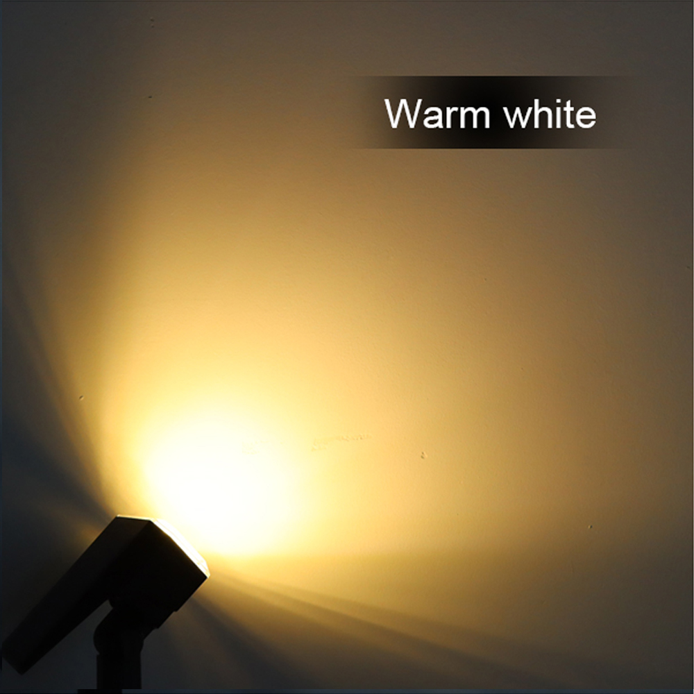 Tuinverlichting op zonne-energie, waterdichte buitenlamp op zonne-energie, terrasverlichting, tuinverlichting, gazonverlichting, landschapsverlichting, nachtverlichting, decoratie: Warm wit