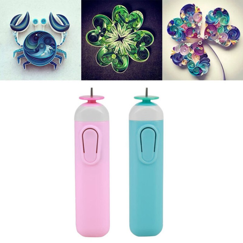 Origami Paper DIY Handmade Roll Paper Tool Slotted Needle Tool Paper Craft Electric Quilling Pen