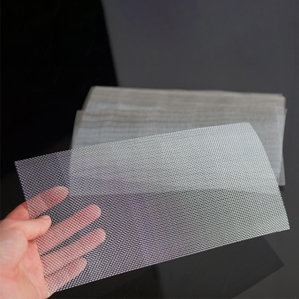 1pc bil kofanger rustfrit stål reparationsnet plast revne reparation hul reparation mesh net