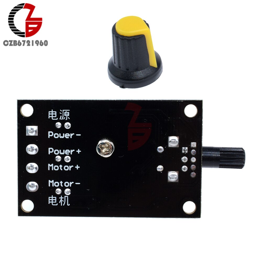 6-28V Voltage Regulator 3A 80W PWM DC Motor Speed Controller Regulator 12V 24V Adjustable Variable Speed Control