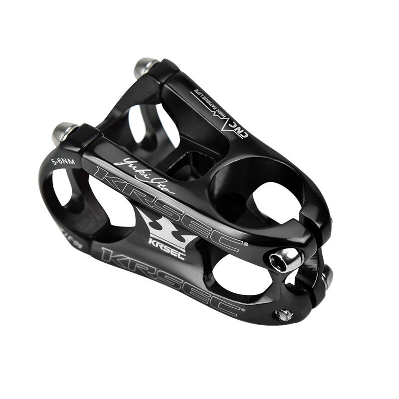 Fiets Korte Steel Verstelbare Fiets Stuurpen Mtb Aluminium Korte Stuurpen Riser Fixed Bike Bar Stem: full black