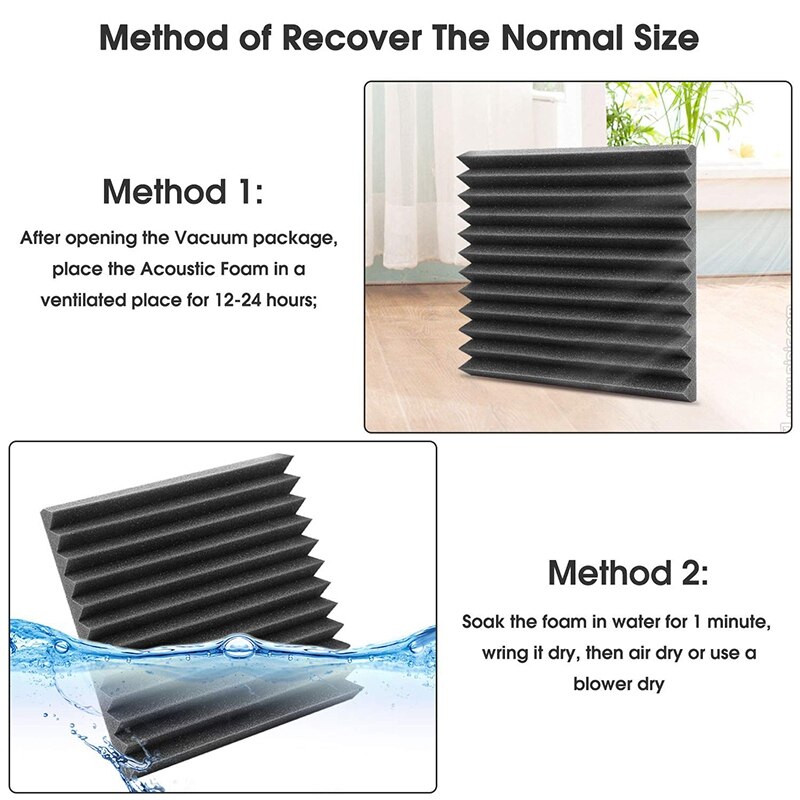 Panneau de mousse acoustique, tapis insonorisé, panneau de mousse insonorisé, mousse de Studio, mousse insonorisante, cale en mousse sonore
