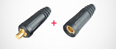 Electric Welding Machine Cable Quick Connector Butt Socket Accessory Pure Copper Welding Handle Wire Coupler Tool European Style: Emerald