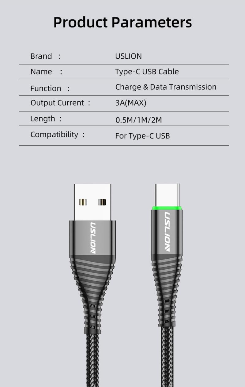 1m 2m Micro USB Cable 3A Fast Charge USB Data Cable For Samsung Xiaomi Redmi Note Tablet Android Mobile Phone USB Charging Cord