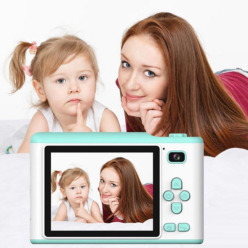 gorący-dzieci aparat fotograficzny 2.8 cala pełny naciskać Sn podwójny obiektyw nagrywanie wideo krzywka Dzieci Birtay prezent z kartą 16G