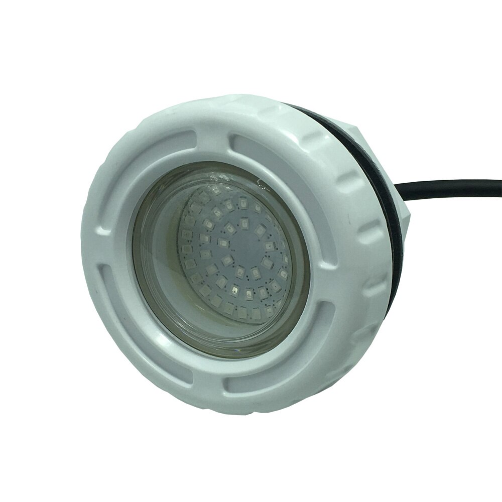 Focos LED RGB Para Piscinas 12V AC 6W Fiberglas Schwimmbad Licht Unterwasser Beleuchtung Mehrfarbig Veränderbar IP68 Wasserdicht Kalt weiß