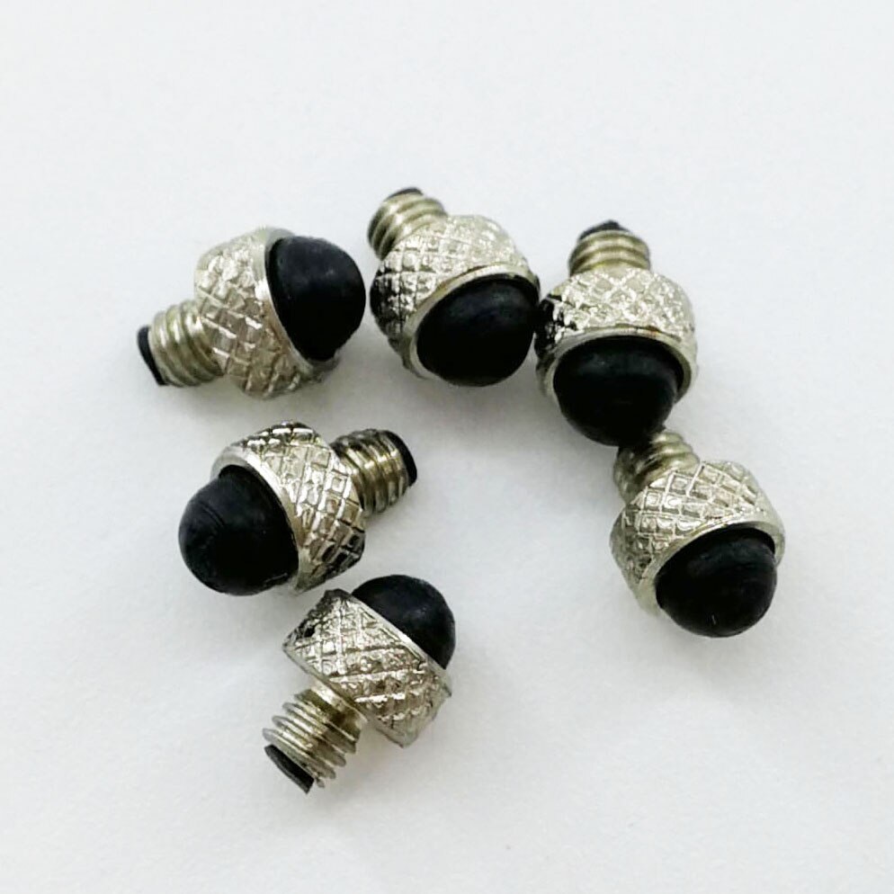 Vis de remplacement en caoutchouc de pour pare-chocs avec moletée pour ciseaux, 50 pièces/lot de 2.5mm ou 3.0mm