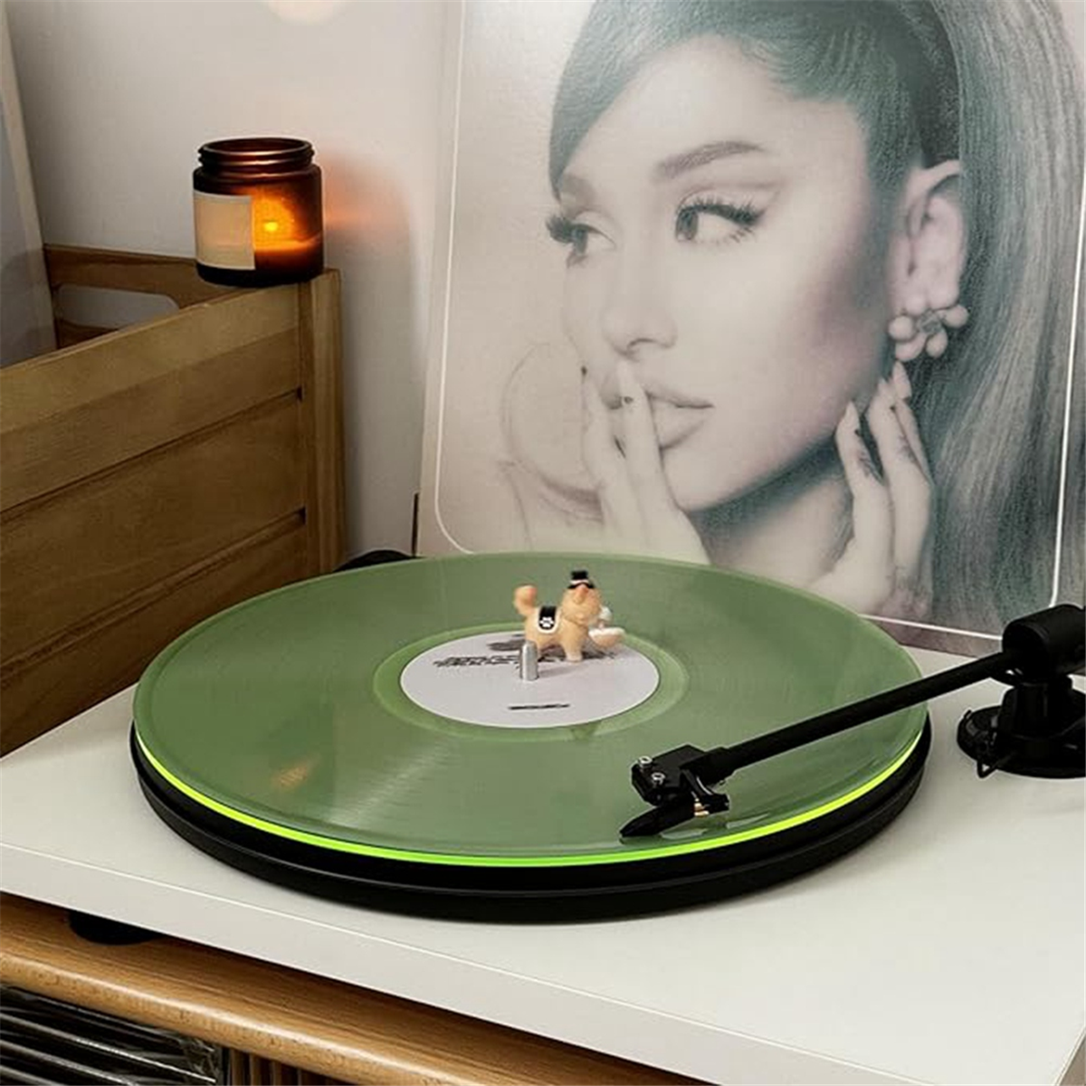 Draaitafelmat Platenplaat Slipmat: Acryl Platenspeler Plateau Vinyl Slip Matten Voor Draaitafels Antistatisch