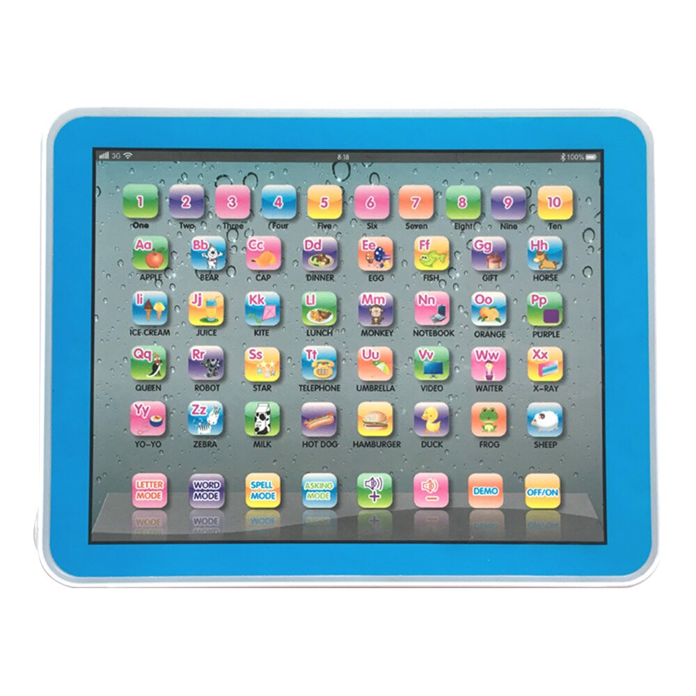 For Child Electronic Touch Type Kids Touch Study Computer English Early Learning Study Machine Baby Tablet Educational Toys