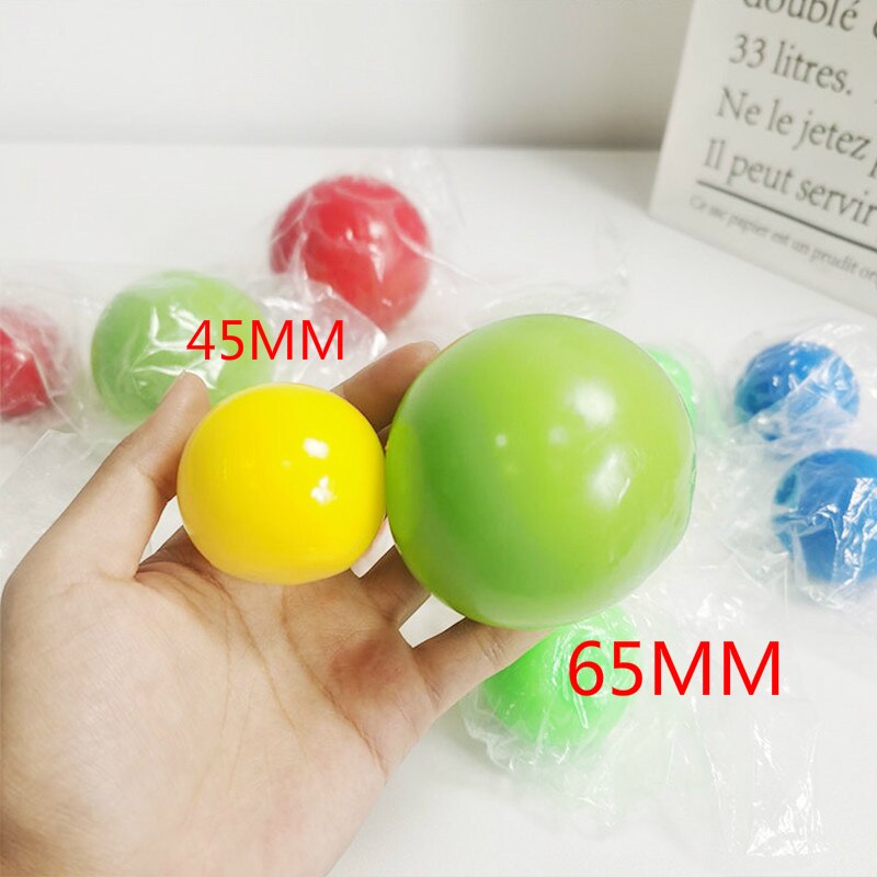 Stick Wall Ball Stress Relief Ceiling balls Squash Ball Globbles Decompression toy Sticky Target Ballceiling light ball