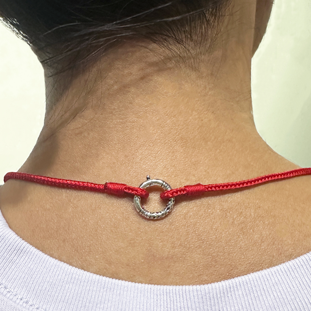 3mm geflochtene Baumwoll schnur Kette Männer Frauen 925 Sterling Silber Verschluss hohle runde Seil Halskette Schmuck Zubehör